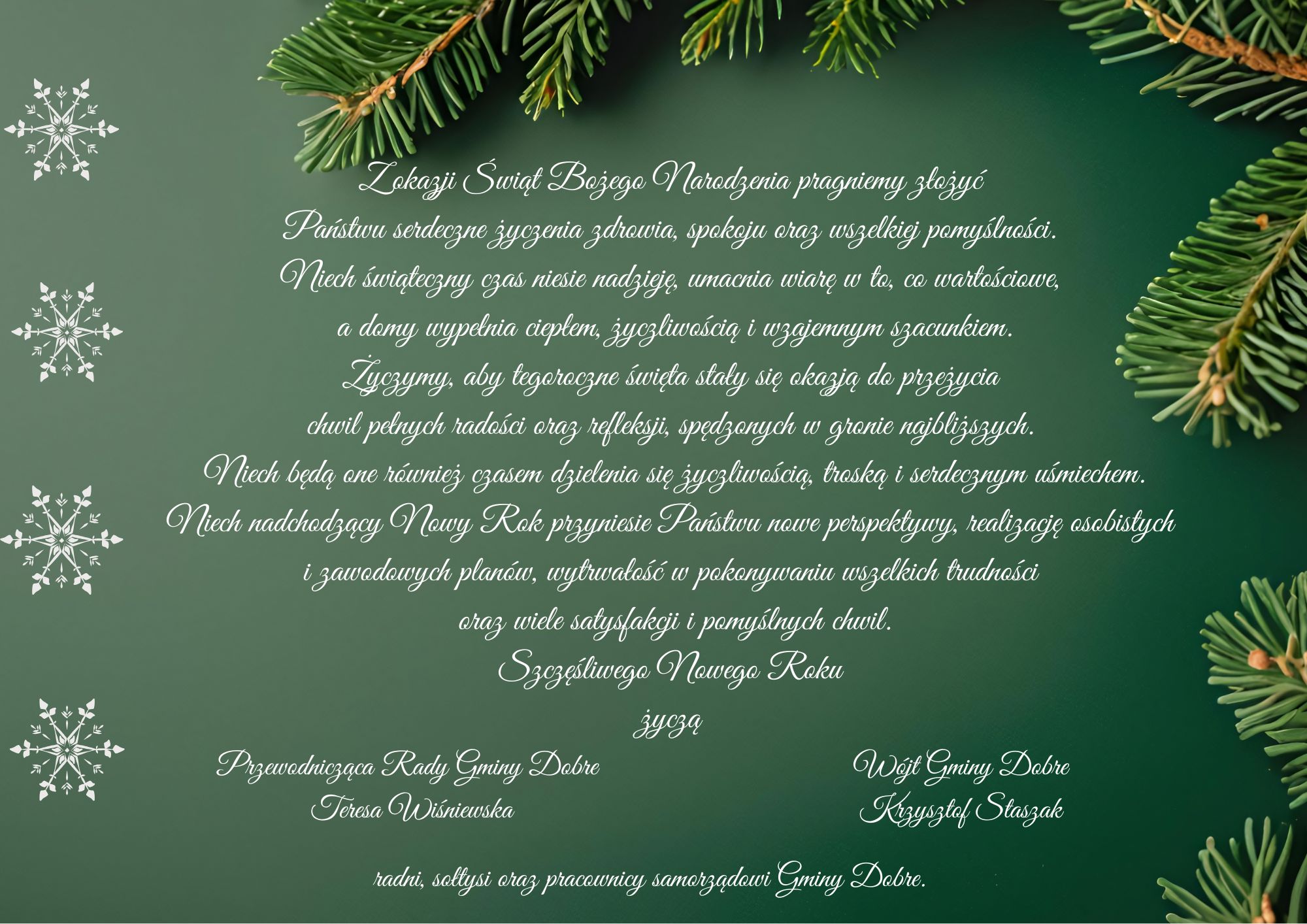 Życzenia świąteczne