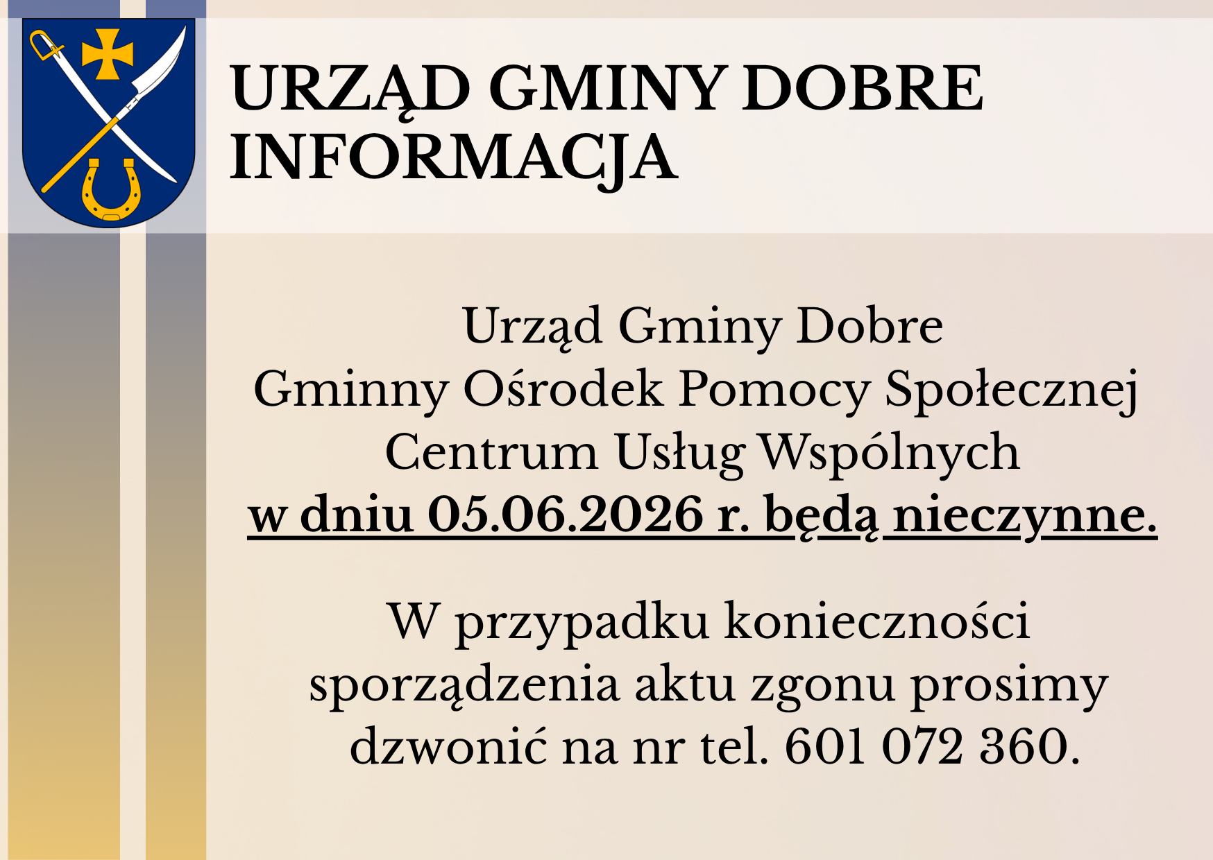 Godziny pracy Urzędu 