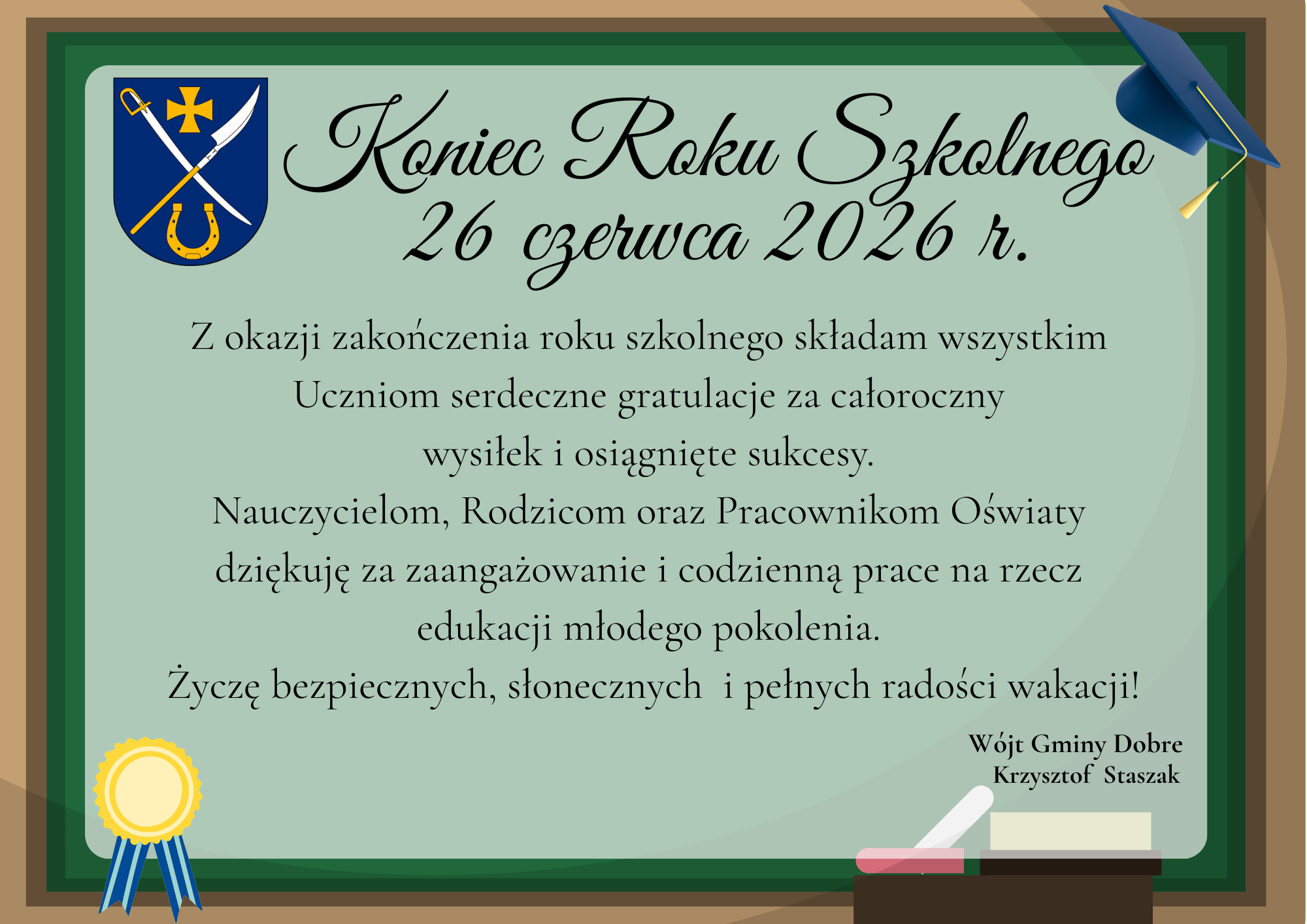 Koniec roku szkolnego 2026