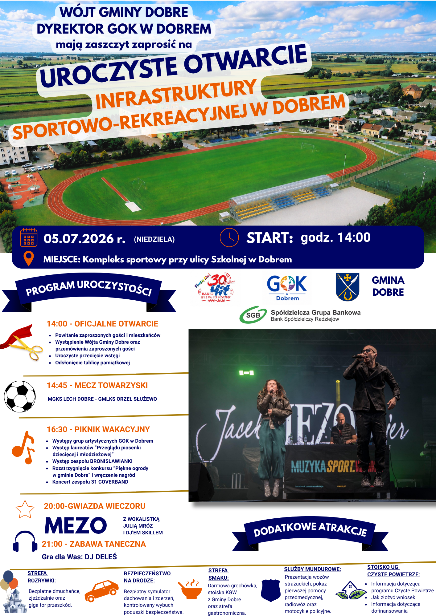 Uroczyste otwarcie infrastruktury sportowo-rekreacyjnej