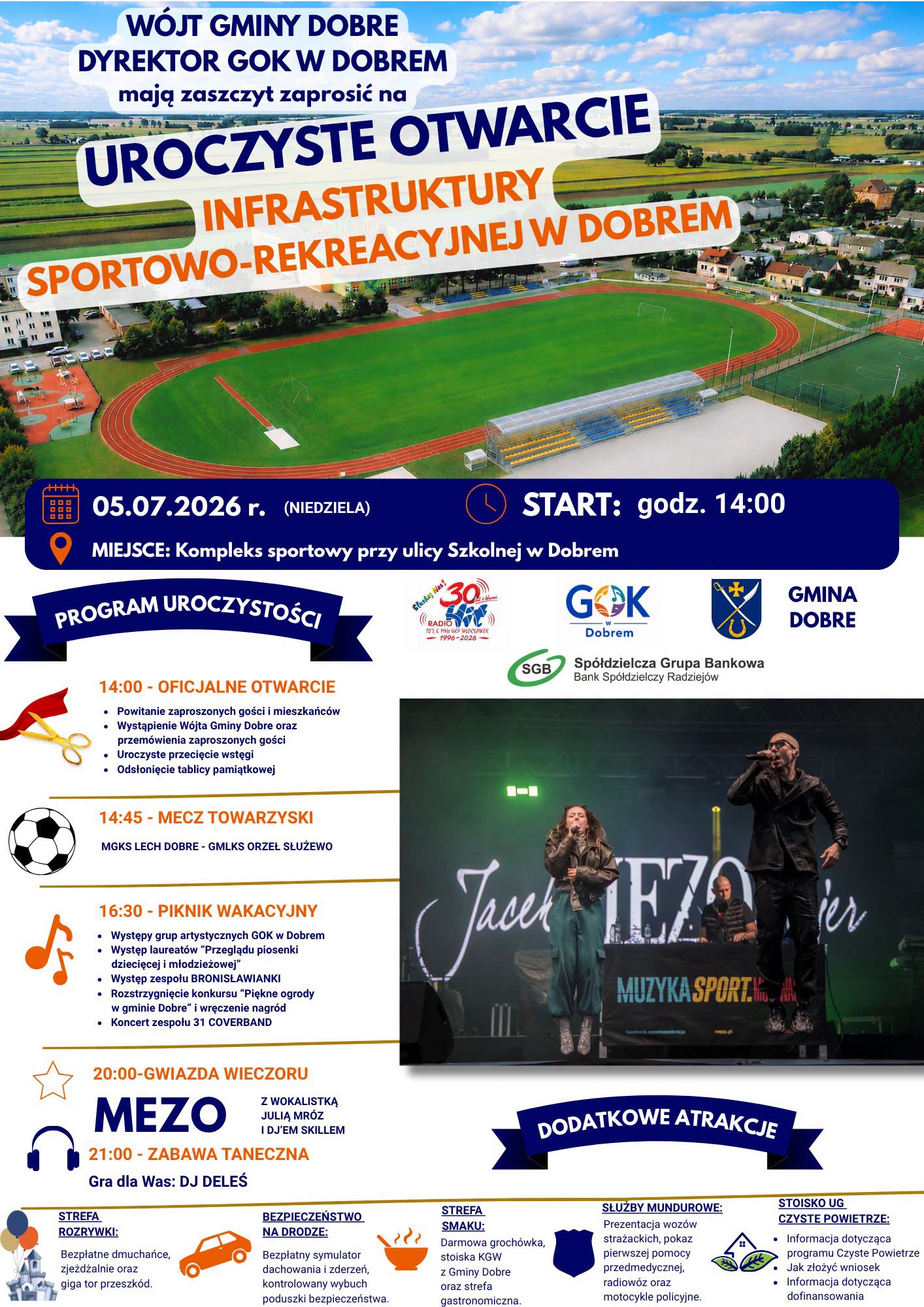 Otwarcie infrastruktury sportowo-rekreacyjnej