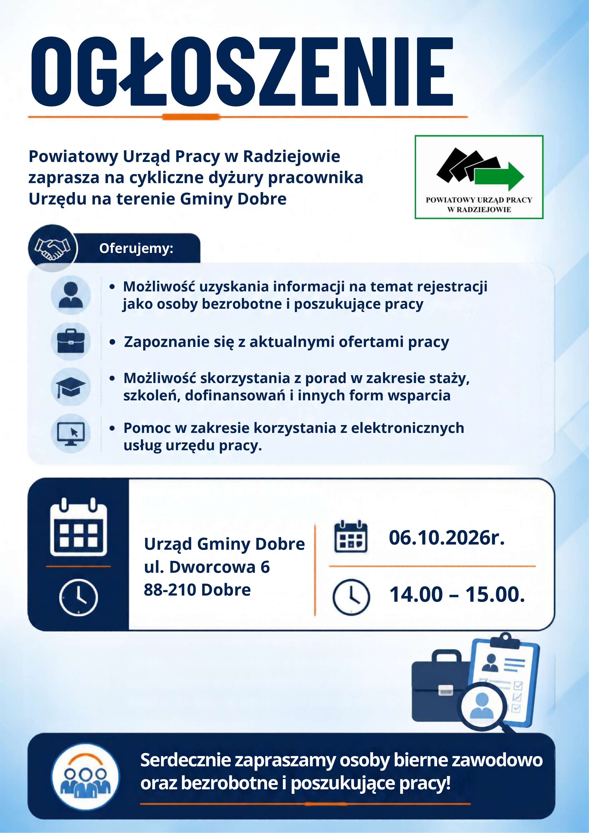Dyżur pracownika PUP