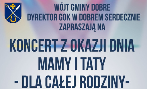 Koncert z okazji Dnia Mamy i Taty