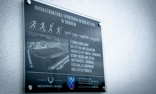 Uroczyste otwarcie infrastruktury sportowo-rekreacyjnej w Dobrem 5 lipca 2026 r.