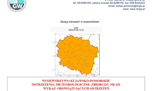 Ostrzeżenia meteorologiczne