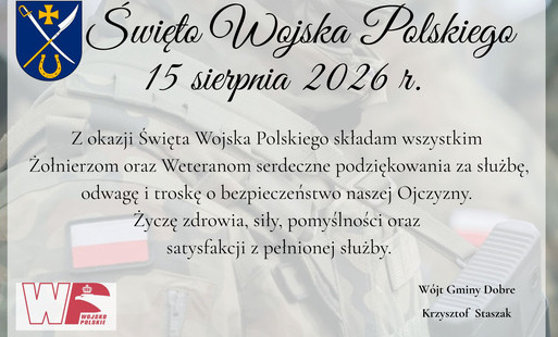 Życzenia z okazji Święta Wojska Polskiego