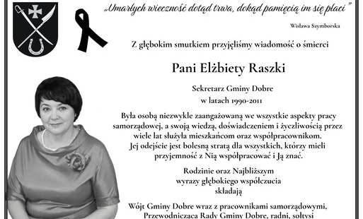 "Umarłych wieczność dotąd trwa dokąd pamięcią się im płaci"