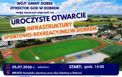 Uroczyste otwarcie infrastruktury sportowo-rekreacyjnej